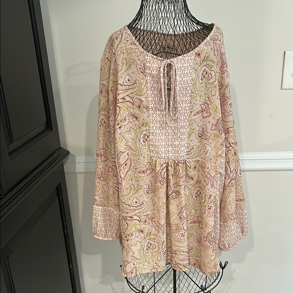 Paisley Print Women's Top